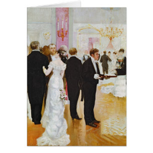 La réception de mariage, c.1900
