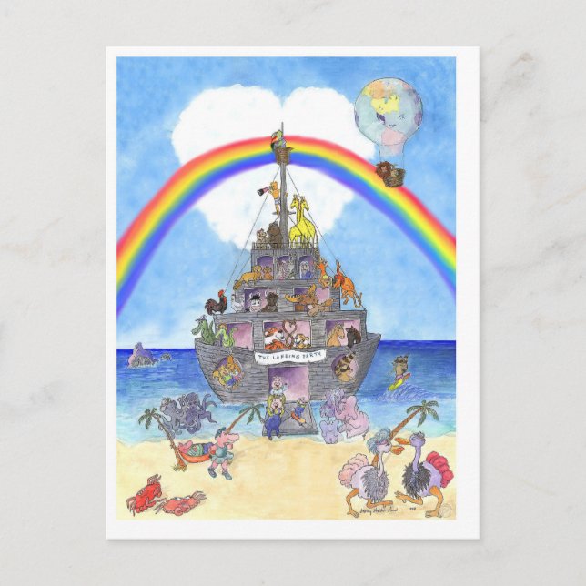 La réception II, carte postale de Noé's Ark (Devant)