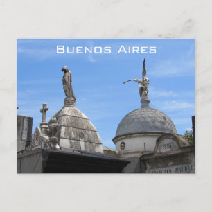 la recoleta mausoleum postcard