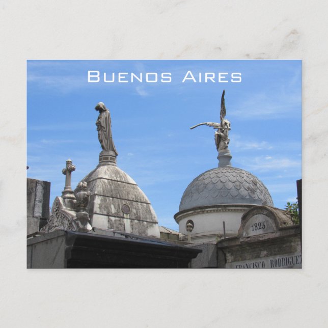 la recoleta mausoleum postcard (Front)