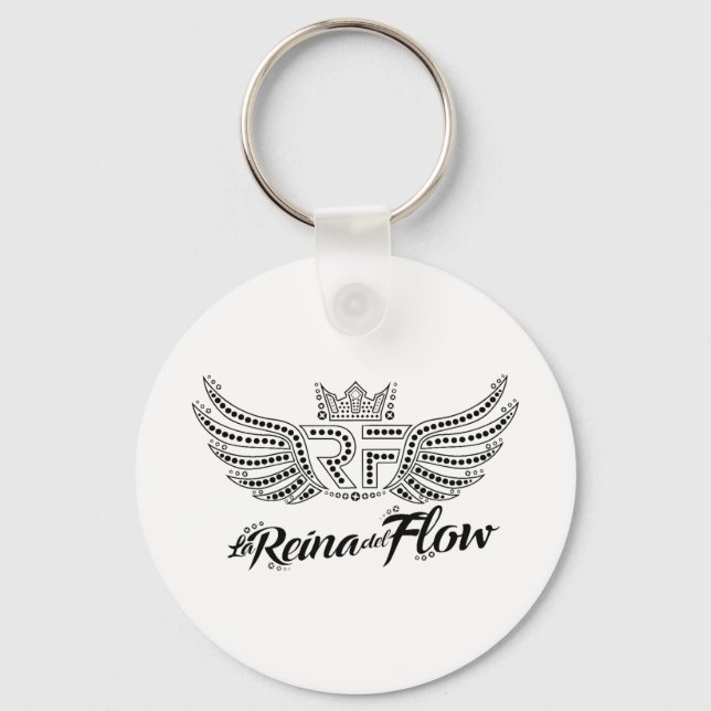 la reina del flow keychain (Front)