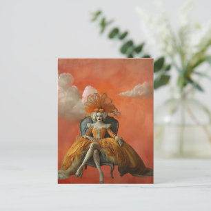 La reine Citrouille Carte postale Surreal Art