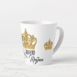 La Reine de la Couronne Latte Mug