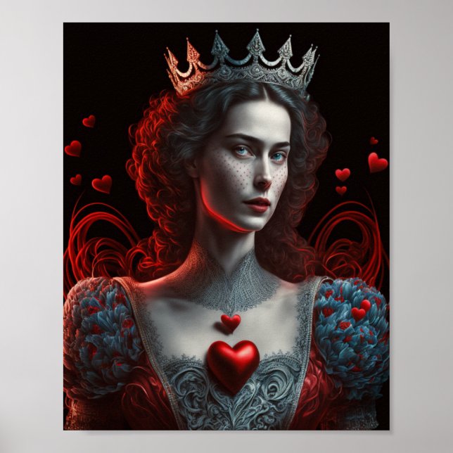 La Reine des Coeurs, Poster (Devant)