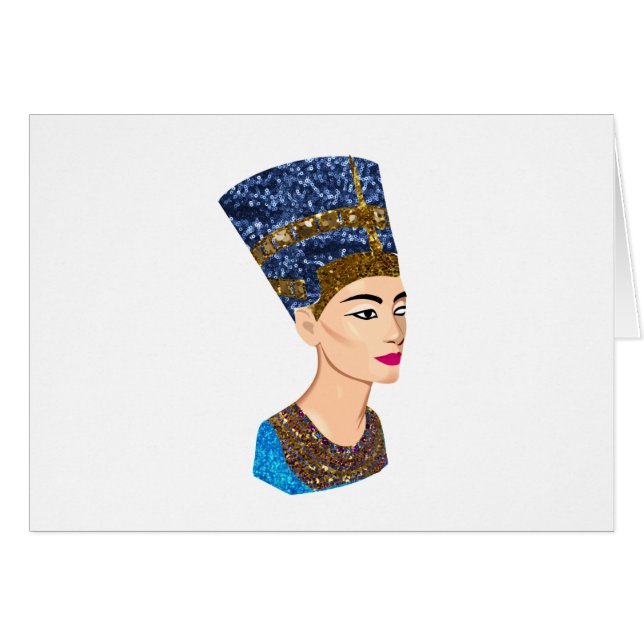 la reine égyptienne nefertiti (Devant horizontal)