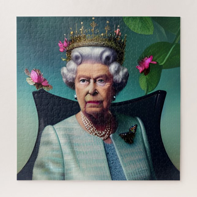 La reine IA Généré Art Jigsaw Puzzle Puzzle (Vertical)