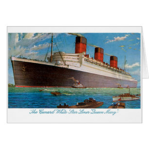 La reine Mary de Cunard White Star Line