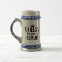 La Reine sont en février tasse spéciale née