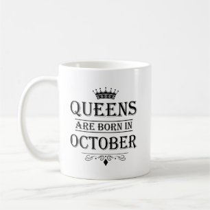 La Reine sont en octobre les tasses nées