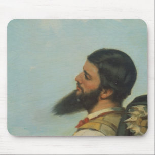 La Rencontre ou Bonjour M.Courbet, Mouse Pad