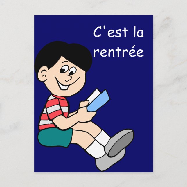 La rentree des classes postcard (Front)