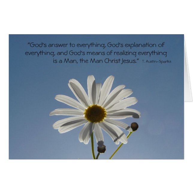 La réponse de Dieu (Devant Horizontal)