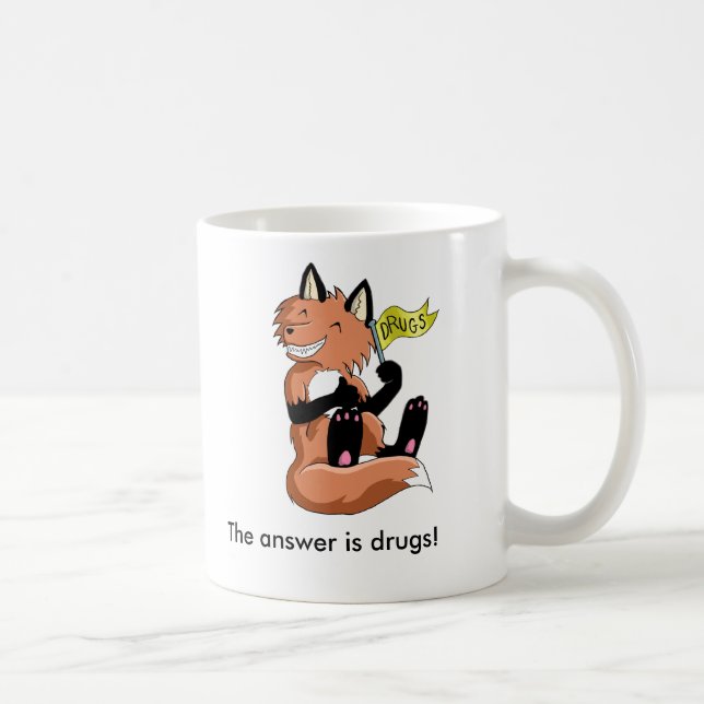 La réponse est des drogues - tasse (Droite)