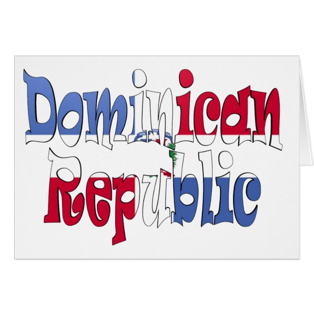 La République Dominicaine (Devant horizontal)