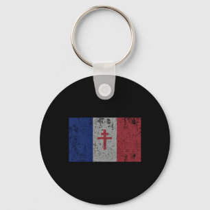 La Resistance The French Flag France Paris Wwii T  Keychain