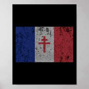 La Resistance The French Flag France Paris Wwii T  Poster