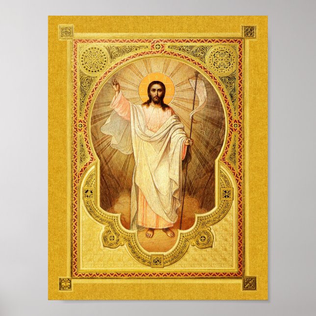 La Résurrection de Notre Seigneur - Affiche d'icôn (Devant)