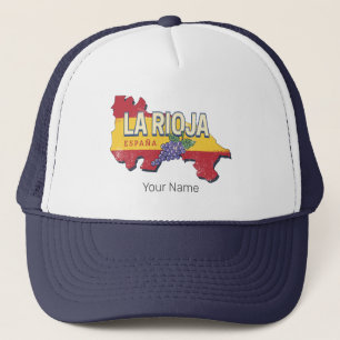La Rioja Spain Retro Region Vines Vintage Wine Trucker Hat