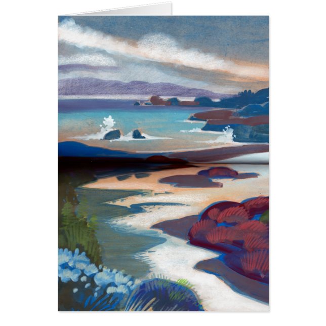La rivière et la carte de rivage (Devant)