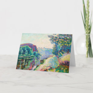 La Roche de l’Echo, Crozant   Armand Guillaumin Card