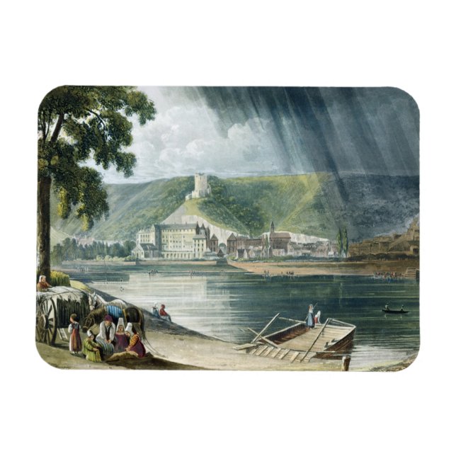 La Roche, from 'Views on the Seine', engraved by T Magnet (Horizontal)