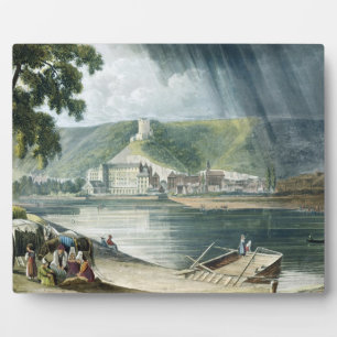 La Roche, from 'Views on the Seine', engraved by T Plaque