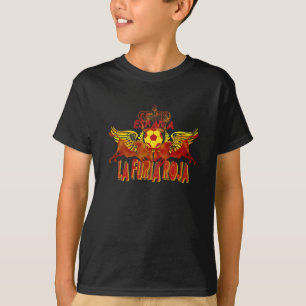 La Roja Twin Toros Raging Bulls futbol kings T-Shirt