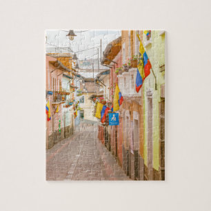 La Ronda Street Quito Ecuador Jigsaw Puzzle