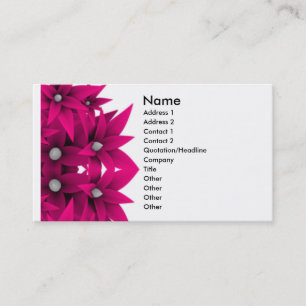 La rose indien unique fleurit le carte de visite