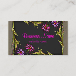 La rose indien vintage fleurit les cartes de
