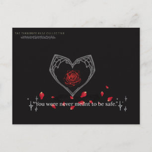 La Rose Interdite : Carte Postale Jamais Sûre