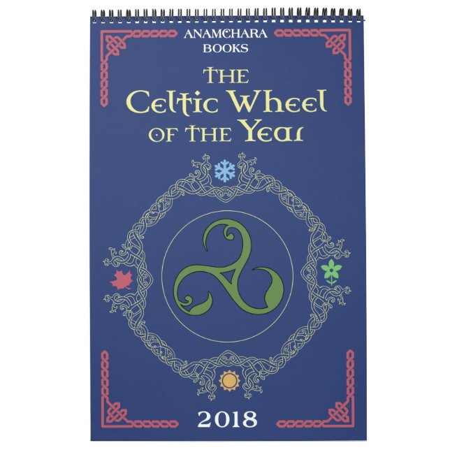 La roue celtique du calendrier de l'année 2018 (Protection)