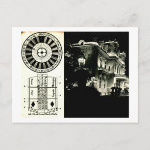 La Roulette de Monte Carlo, Monaco Vintage Postcard