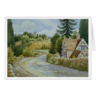 La route à St Aldwyns de Coln