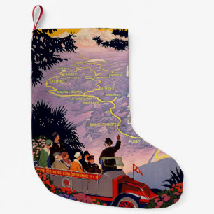 La route des Alpes Small Christmas Stocking