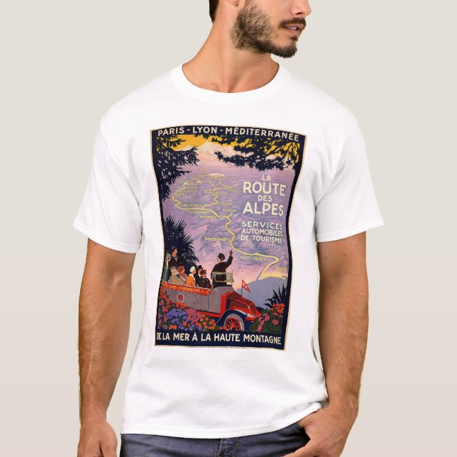 La route des Alpes T-Shirt (Front)