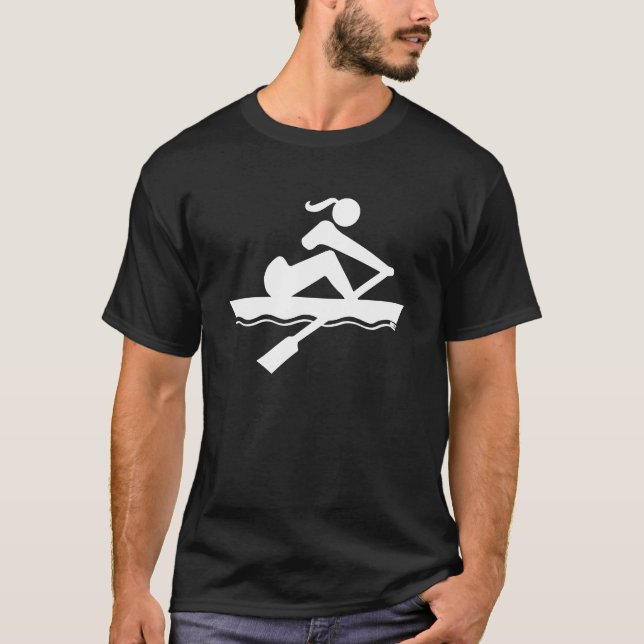 La route du rameur au T-shirt d'enfer (Devant)
