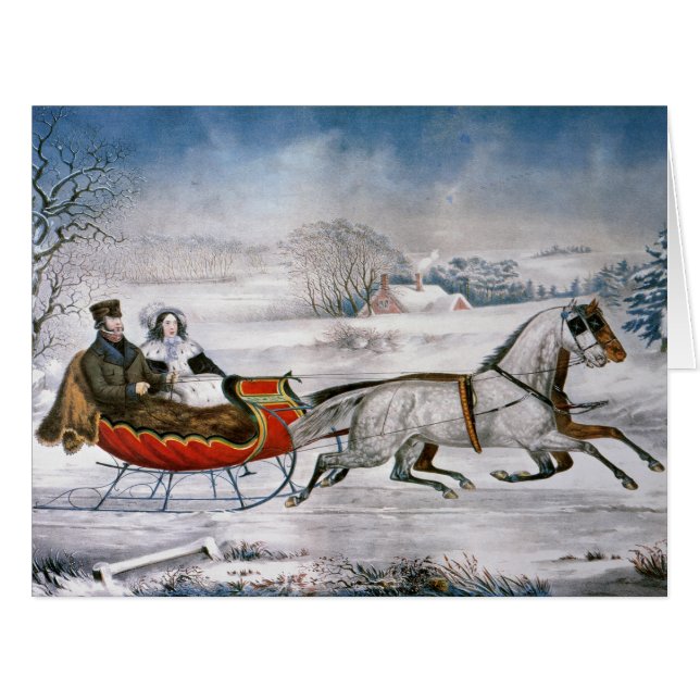 - LA ROUTE HIVER, 1853 (Devant horizontal)