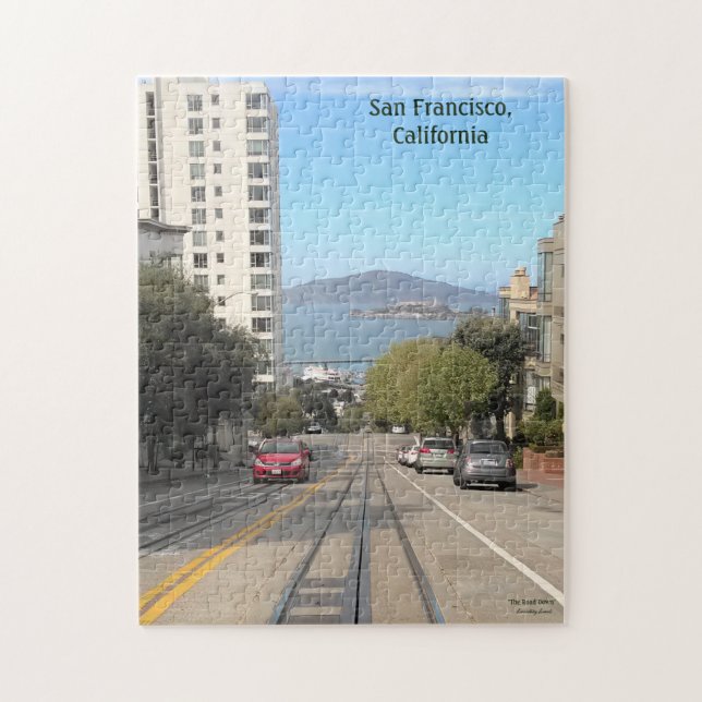 La Route vers le bas, le puzzle de San Francisco (Vertical)