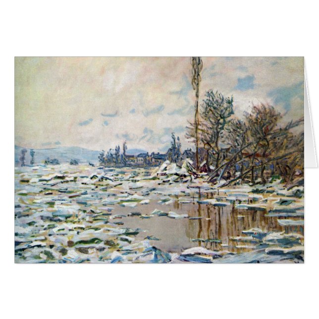 La rupture de la glace par Claude Monet (Devant horizontal)