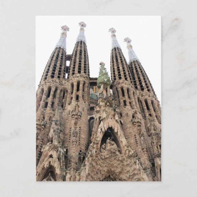 La Sagrada Familia - Barcelona, Spain Postcard (Front)