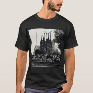 La sagrada familia church in barcelona city  T-Shirt