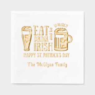 La Saint-Patrick, Bière, Manger Boire Être Irlanda