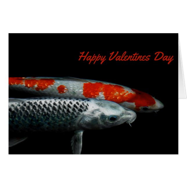 La Saint-Valentin aux deux poissons (Devant horizontal)