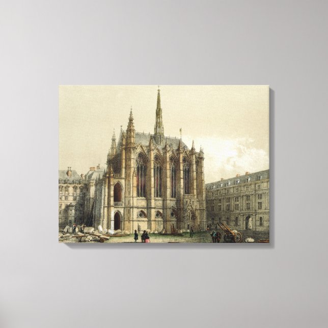 La Sainte Chapelle, Paris Canvas Print (Front)
