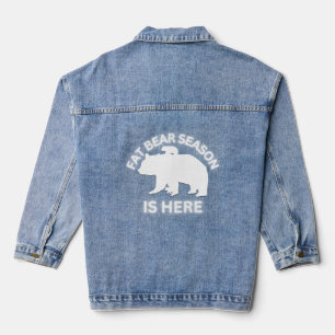 La saison de l'ours gras est ici - blanc  