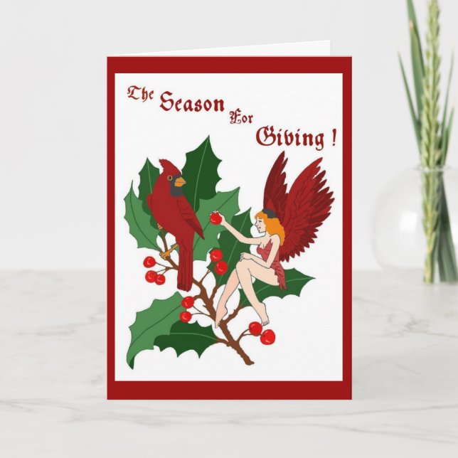 La saison pour donner la carte (Devant)