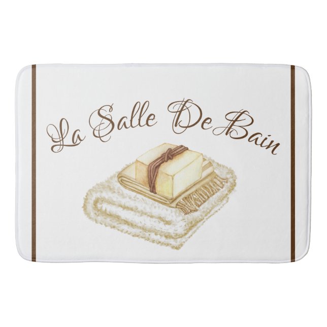 La salle de bains dans le tapis de bain français (Devant)