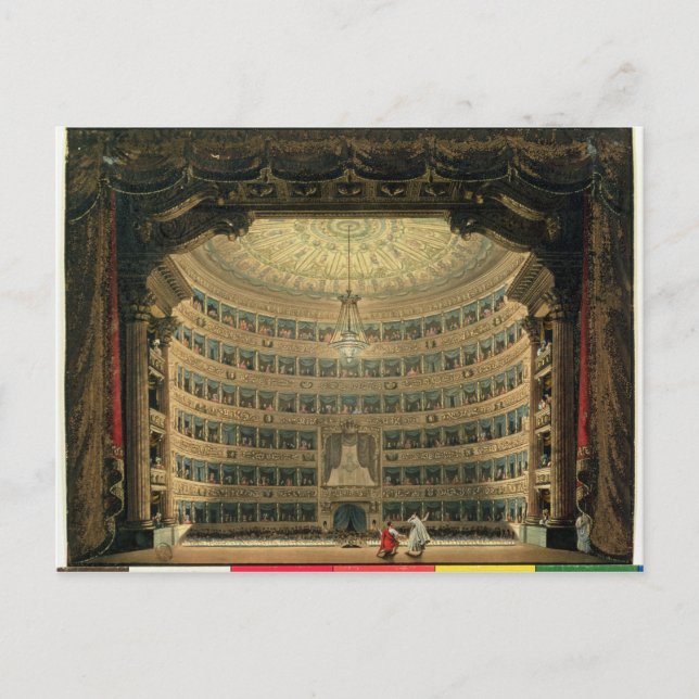 La Scala, Milan, during a performance Postcard (Front)