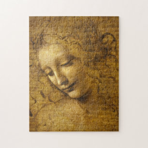 La Scapigliata, 1508 by Leonardo da Vinci Jigsaw Puzzle